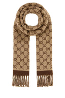 Gucci Embroidered Wool Scarf