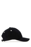 Ami Black Cotton Baseball Cap