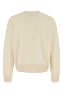 Ami Ivory Wool Blend Sweater