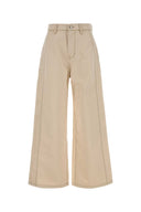 Ami Sand Denim-Jeans mit weitem Bein