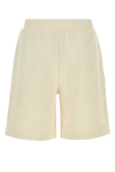 Ami Ivory Terry Fabric Bermuda Shorts