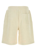 Ami Ivory Terry Fabric Bermuda Shorts