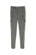 Pt Torino Embroidered Stretch Wool Blend Pant