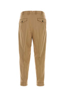 Pt Torino Beige Stretch-Wollmischungshose