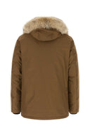 سترة من مزيج القطن من Woolrich البسكويت القطب الشمالي