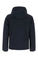 Mitternachtsblaue Daunenjacke aus Stretch-Nylon von Woolrich
