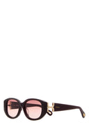 Chloe Burgundy Acetate solbriller