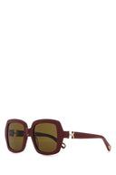 Chloe Burgundy Acetate Sunglasses