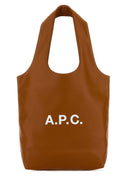 A.P.C. Biscuit Synthetic Leather Small Ninon Shopping Bag