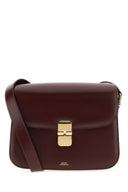 A.P.C. Grape Leather Grace Crossbody Bag