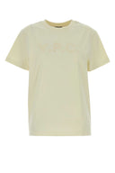 A.P.C. 크림 코튼 티셔츠