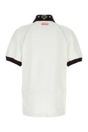 Casablanca White Piquet Polo Shirt