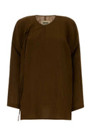 Uma Wang Mud Jersey Tanesha Blouse
