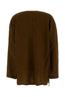 Uma Wang Mud Jersey Tanesha Blouse