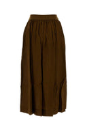 Uma Wang Brown Viscose Gillian Skirt