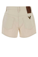 Valentino Garavani pantalones cortos vaqueros marfil