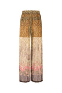 Valentino Garavani Printed Pekin Wide Leg Pant