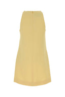 Valentino Garavani Yellow Wool Blend Mini Dress