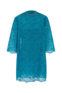 Valentino Garavani Turquoise Broderie Anglaise Dress