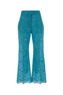 Valentino Garavani Light Blue Lace Pant