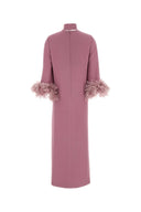 Valentino Garavani Antiqued Pink Crepe Dress