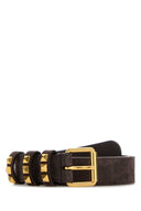 Valentino Garavani Brown Suede Belt