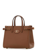 Valentino Garavani Brown Leather Antibes Handbag