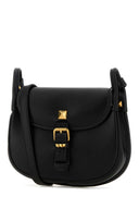 Valentino Garavani Black Leather Flaneuse Crossbody Bag