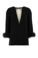 Valentino Garavani Black Silk Blouse