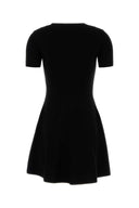 Valentino Garavani Black Viscose Blend Mini Dress