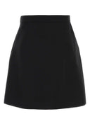 Valentino Garavani Black Crepe Couture Mini Skirt
