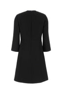 Valentino Garavani Black Crepe Couture Dress