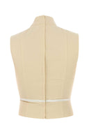Moschino Cream Cotton Top