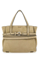 Moschino Beige veske i semsket skinn