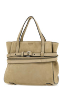 Moschino Beige veske i semsket skinn