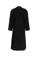 Fear Of God Black Lyocell Blend Trench Coat