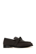 Bottega Veneta Dark Brown Leather Astaire Loafers