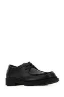 Bottega Veneta Black Leather Ben Lace Up Shoes