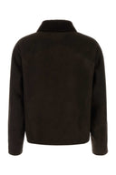 Bottega Veneta Mørkebrun Shearling-jakke