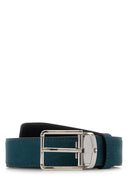 Cinturón reversible Montblanc Air Force de ante azul