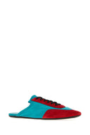 Prada Two Tone Suede And Re Nylon Tøfler