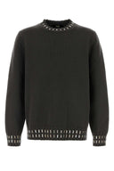 Fendi Charcoal Wool Blend Genser