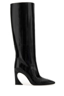 Fendi Black Leather Fendi Arco Boots