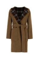 Burberry Camel Wool Reversible Coat