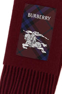 Burberry Burgundy Cashmere Scarf