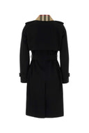 Burberry Black Cotton Trench Coat