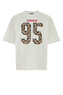 Dsquared White Cotton Oversize T Shirt