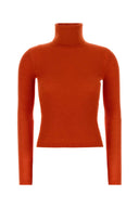 Saint Laurent Orange Cashmere Blend Sweater