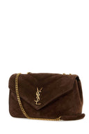 Saint Laurent 브라운 스웨이드 미디엄 루루 숄더백