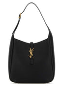 Saint Laurent Black Leather Le 5 ã¡ 7 Shoulder Bag